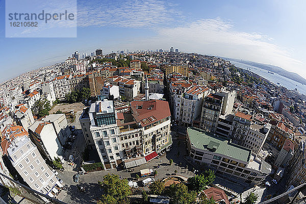 Türkei  Istanbul  Blick vom Galata-Turm in Beyoglu