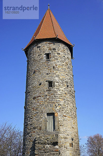 Deutschland  Blick auf den historischen Turm in Stadthagen