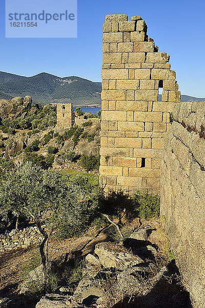 Türkei  Blick auf die antike Stadtmauer von Heraclea
