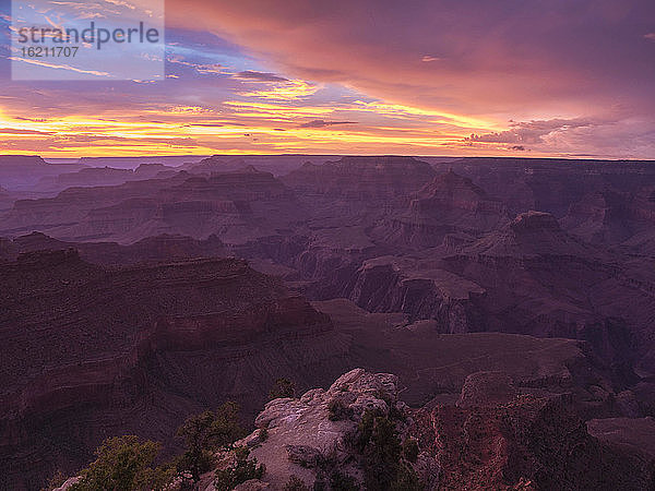 USA  Arizona  Grand Canyon bei Sonnenuntergang