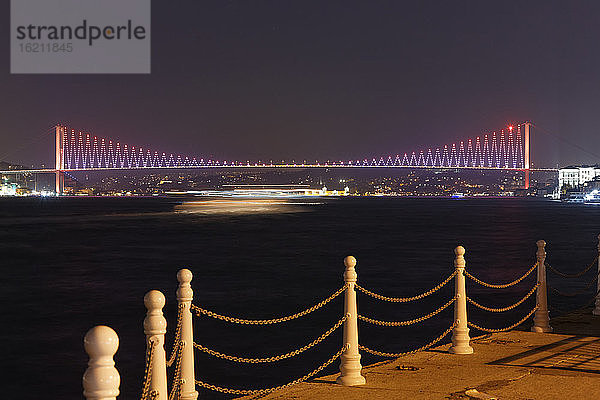Türkei  Istanbul  Blick auf die Bosporus-Brücke