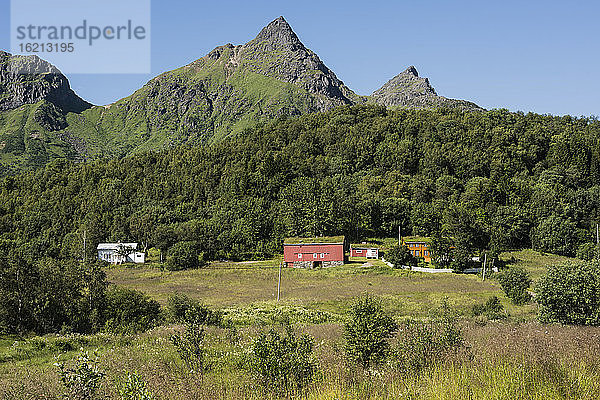 Norwegen  Blick auf das Museum