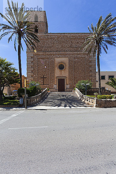 Spanien  Mallorca  Region Horta von Porto Colom  Kirche