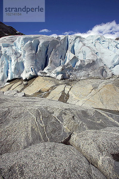 Norwegen  Nigardsbreen  Gletscherzunge