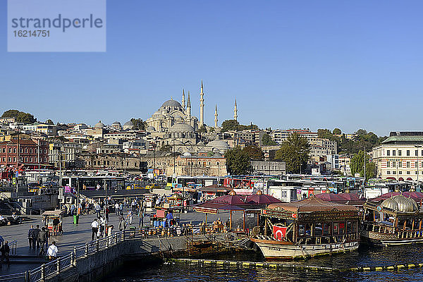 Türkei  Istanbul  Blick auf die Suleymaniye-Moschee
