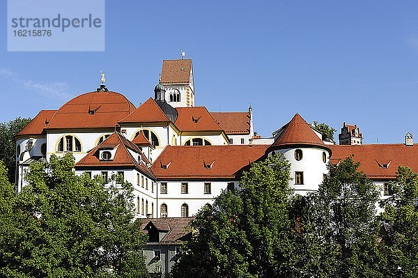 Deutschland  Bayern  Blick auf die Abtei St. Mang