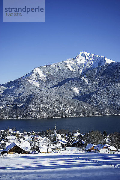 Österreich  Salzkammergut  St. Gilgen im Winter