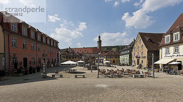 Deutschland  Baden Württemberg  Ansicht von Weikersheim