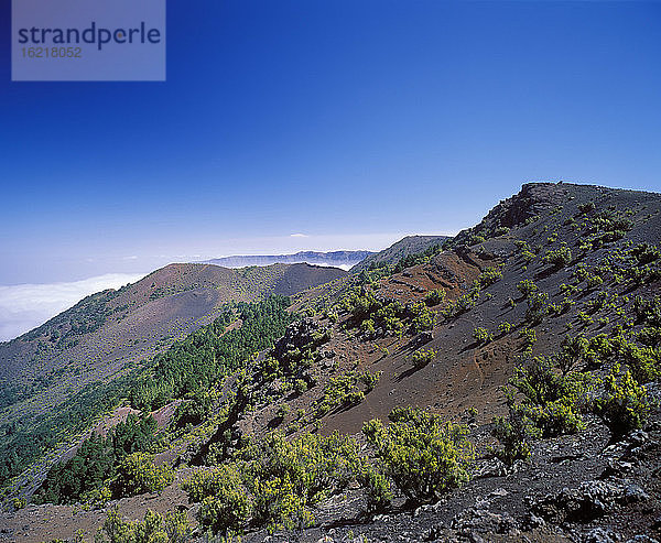 Spanien  Kanarische Inseln  El Hierro  Blick auf den Berg Malpaso