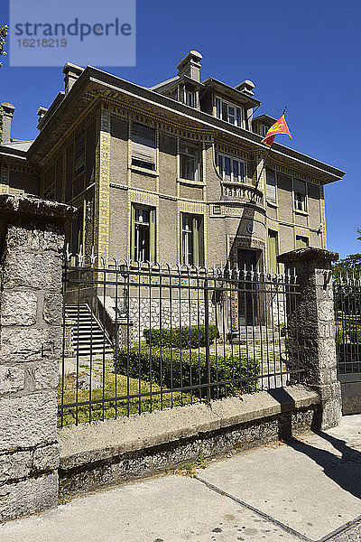 Montenegro  Blick auf die französische Botschaft