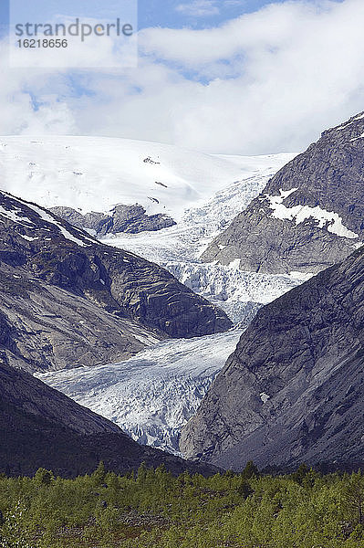 Norwegen  Nigardsbreen  Gletscherzunge