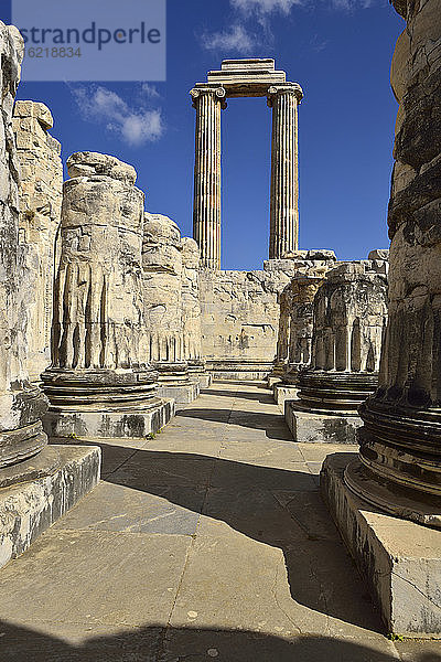 Türkei  Ansicht des Apollon-Tempels in der archäologischen Stätte von Didyma