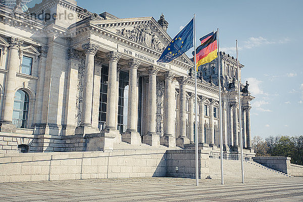 Deutschland  Berlin  Fassade des Reichstages