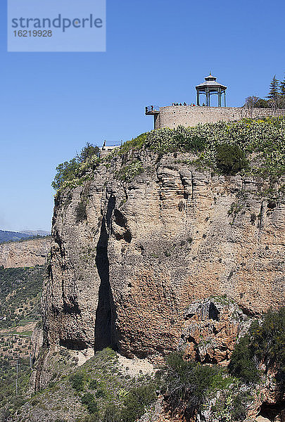 Spanien  Ronda  Blick auf die Provinz Malaga