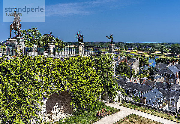 Frankreich  Zentral-Val de Loire  Loir et Cher  Bischöfliche Gärten von Blois