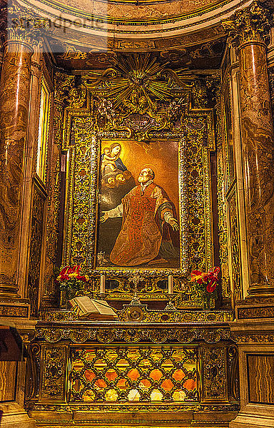Italien  Rom  Piazza Navona  Kirche der Chiesa nuova (16. Jahrhundert)  Kapelle mit dem Leichnam des Heiligen Philipp Neri unter dem Altar