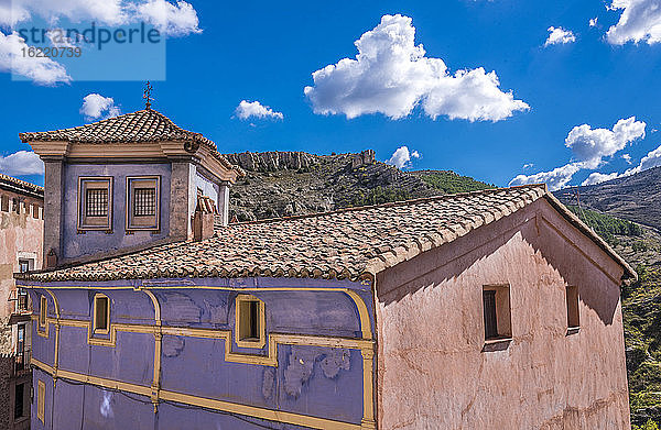 Spanien  Autonome Gemeinschaft Aragonien  Provinz Teruel  Dorf Albarracin (Schönstes Dorf Spaniens)  Casa Arzuriaga (17. Jahrhundert)