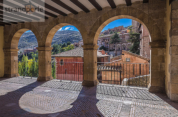 Spanien  Autonome Gemeinschaft Aragonien  Provinz Teruel  Dorf Albarracin (Schönstes Dorf Spaniens)  Saal des Rathauses