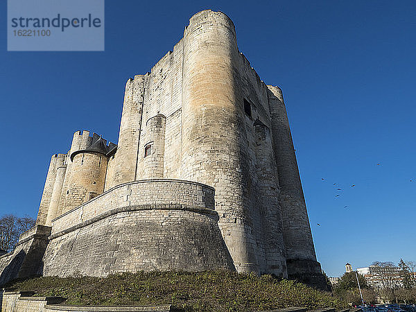 Hochmittelalterliche Burg  Niort  Frankreich