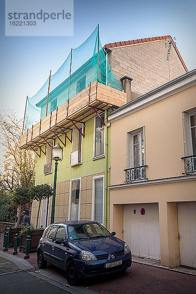 Aufstockung eines individuellen Stadthauses in Frankreich
