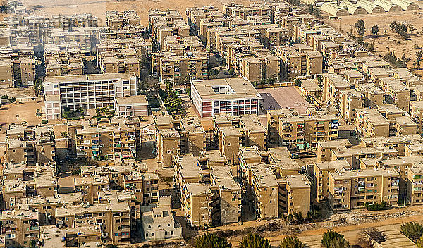 Ägypten  Flughafen Kairo  neues Wohnviertel in Randlage