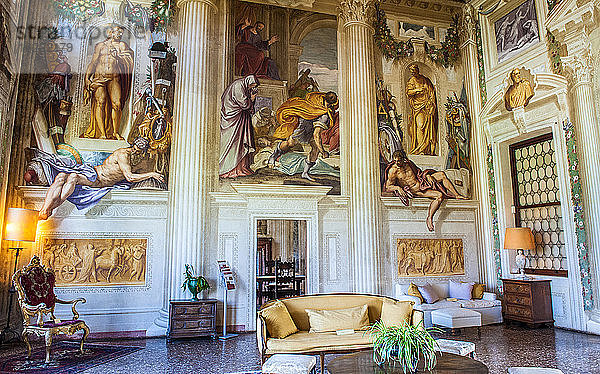 Italien  Venetien  Villa veneta Emo-Salon (16. Jahrhundert  von Andrea Palladio)