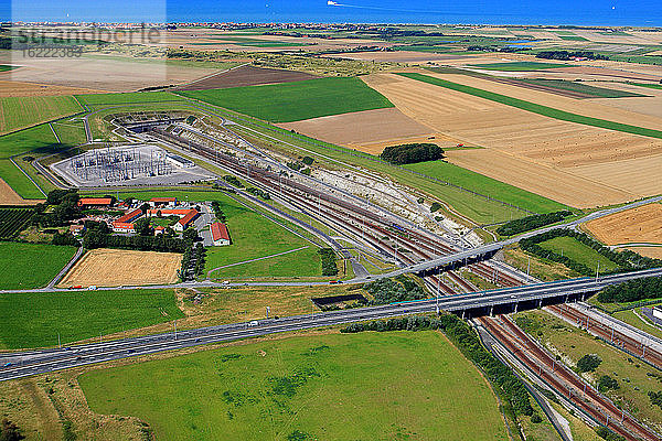 Frankreich  Pas-de-Calais  Eurotunnel