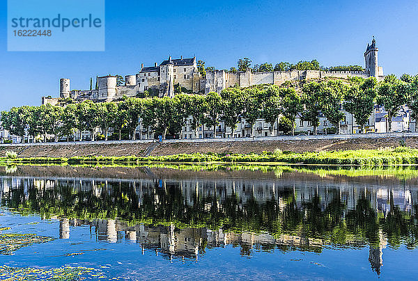 Frankreich  Zentral-Val de Loire  Indre-et-Loire  Königliche Festung von Chinon  Vienne
