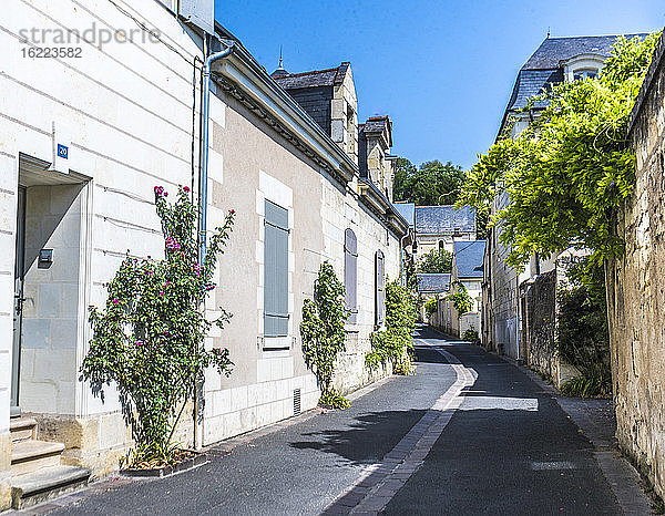 Frankreich  Zentrum-Val de Loire  Indre-et-Loire  altes Chinon  Straße Jean Jacques Rousseau