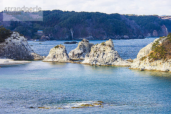 Jodoga. Entlang des Michinoku Coastal Trail  Tohoku  Honshu  Japan.