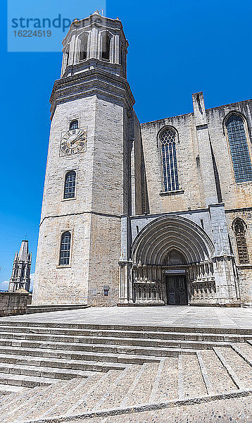 Spanien  Katalonien  Girona  Apostelportal der Kathedrale Santa Maria