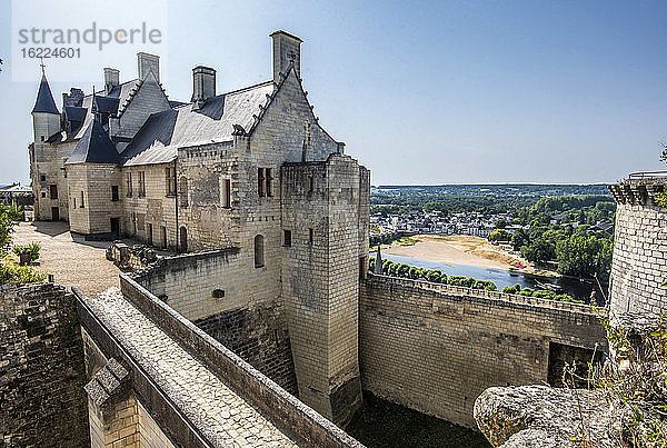 Frankreich  Zentral-Val de Loire  Indre-et-Loire  Königliche Festung von Chinon  Königshaus