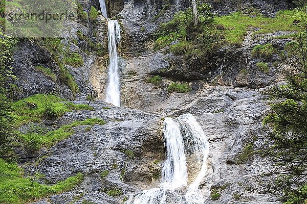 Wasserfall  Almbachklamm  Berchtesgadener Land  Bayern  Deutschland  Europa