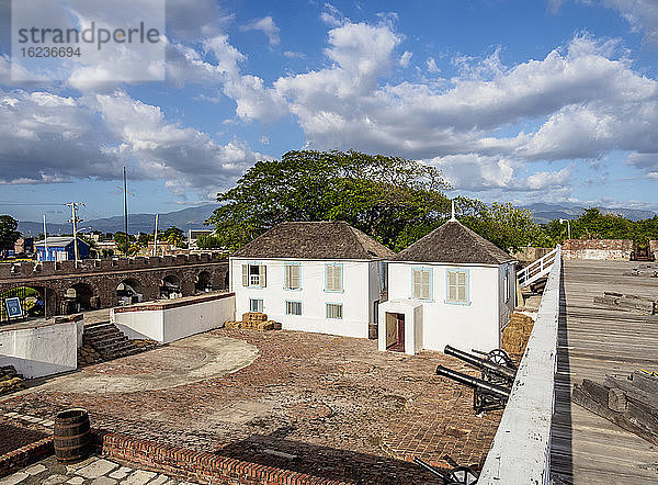 Fort Charles  erhöhte Ansicht  Port Royal  Kingston Parish  Jamaika  Westindische Inseln  Karibik  Mittelamerika