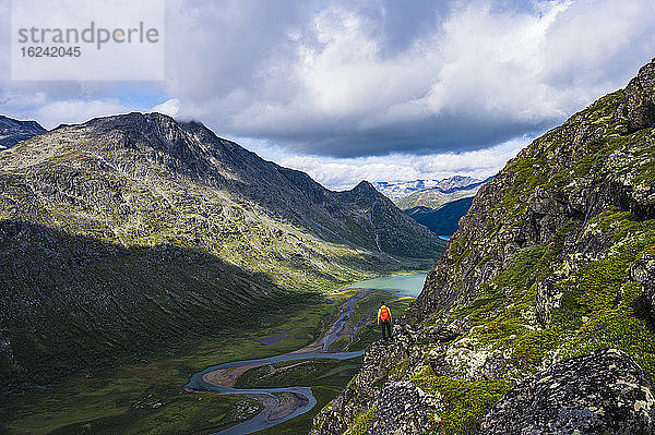 Wanderer in den Bergen