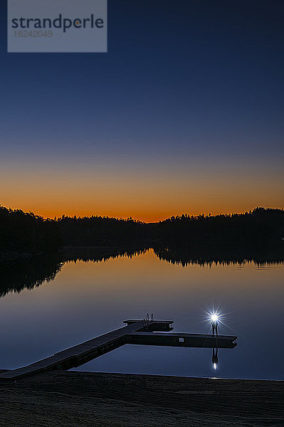 Sonnenuntergang am See