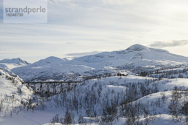 Winterliche Berge