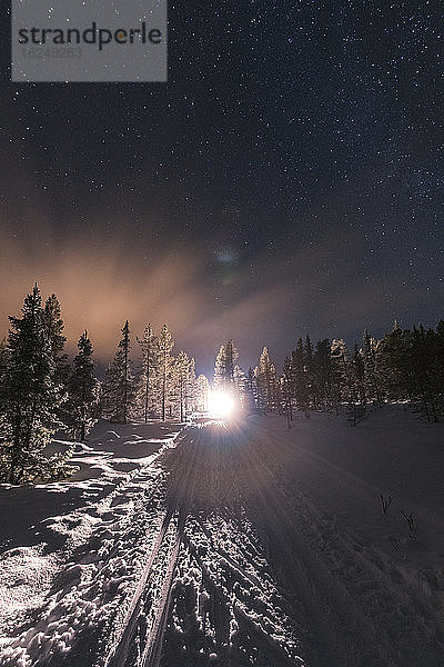 Licht in der Winterlandschaft