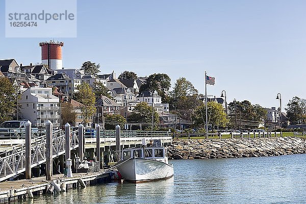 Bootsanleger  Fähranleger  Winthrop  Atlantikküste  Greater Boston  Massachusetts  Neuengland  USA  Nordamerika