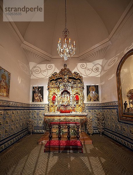 Kapelle in der Stierkampfarena  Plaza de Toros de la Real Maestranza de Caballería  Sevilla  Spanien  Europa