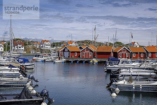 Hafen  Skärhamn  Insel Tjörn  Schären  Provinz Bohuslän  Provinz Västra Götalands län  Südschweden  Schweden  Europa