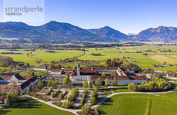 Kloster Benediktbeuern  Tölzer-Land  Alpenvorland  Oberbayern  Bayern  Deutschland  Europa