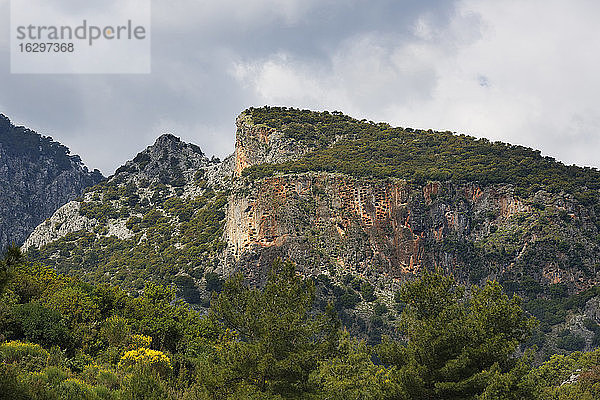 Türkei  Ägäis  Nekropole von Pinara in Xanthos Valles