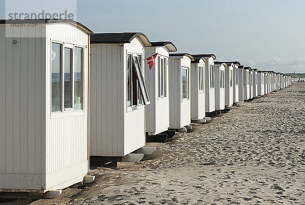 Dänemark  Jütland  Lokken  Strandhütten