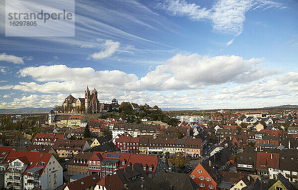 Deutschland  Baden-Württemberg  Breisach am Rhein  Blick auf das Breisacher Münster