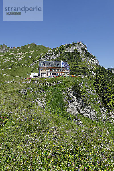 Deutschland  Oberbayern  Mangfallgebirge  Rotwandhaus an der Rotwand