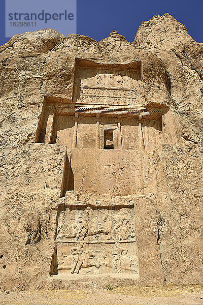 Iran  Naqsh-e Rustam  Grabmal von Darius I.
