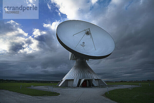 Deutschland  Bayern  Pfaffenwinkel  Satelliten-Erdfunkstelle Raisting