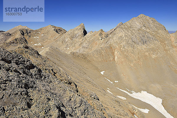 Türkei  Anti-Taurus-Gebirge  Aladaglar-Nationalpark  Yedigoeller-Hochebene  Blick zum Demirkazik-Gipfel