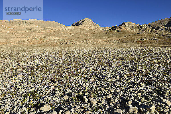 Türkei  Anti-Taurus-Gebirge  Aladaglar-Nationalpark  Steinwüste auf der Yedigoeller-Hochebene